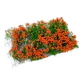 thumbnail image 4 of Césped artificial estático con forma de racimo de flores para decorar con arena y ferrocarril. naranja, 4 of 9