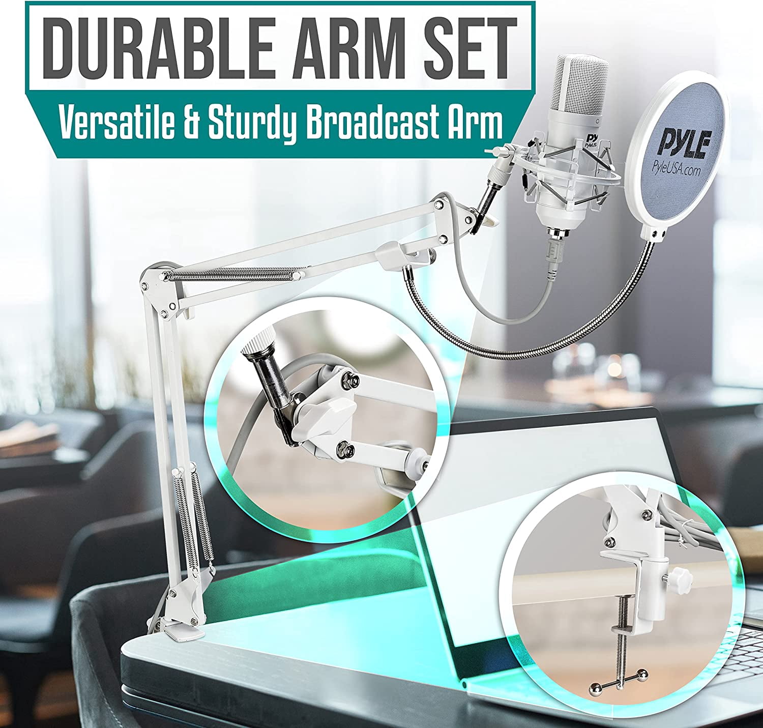USB Studio Microphone Kit with  Arm Stand and  Filter for Podcasting Gaming Streaming