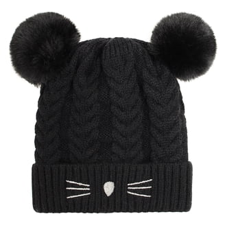 5217 Beret Hat Pumpkin Knit Beanie Plush Toddlers Cute Winter Warm Cap Amazon.com: Pumpkin Knitted Beanie Hat Winter Thick Warm  main image 4