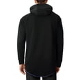 thumbnail image 2 of Ma Croix Mens Athletic Mesh Trim Accent Pull Over Hoodie Sweater, 2 of 6