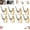 B-8PCS, variant on Tire Air Chuck with Clip Adapter, Brass Locking Air Chuck Tire Inflator Nozzle, Tire Inflator Hose Adapter for Air Compressor Pump, No Leakage Tire Valve Connector for Car Bike Motorcycle (A-8PCS)