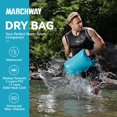 thumbnail image 2 of Mochila flotante impermeable Dry Bag MARCHWAY de 5 litros, azul, 2 of 7