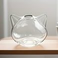 thumbnail image 3 of Binwennn Desktop Cat Shaped Vase Small Glass Vase Breeding Station Rack Suitable For Home Wedding Decoration Flower for outside Balcony Flower inside Extra Large Flower Outdoor Large Flower for Indoor, 3 of 7