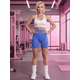 thumbnail image 2 of Set De Dos Biker Short Mujer Stretch Unitalla Shore Dama Chores Gym Talle Alto, 2 of 5