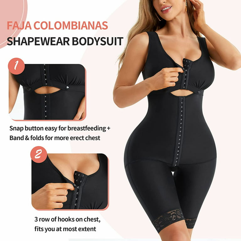 Gotoly women's shapewear bodysuit Latex Waist Trainer Full Body