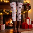 thumbnail image 7 of Gyexs Womens Christmas Leggings Lined Tights Soft Stretchable Pajamas Pants High Waisted Funny Legging Winter Clothing #02 Pink & Size M, 7 of 7