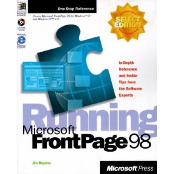Pre-Owned Running Microsoft Frontpage 98 (Paperback) 1572316454 9781572316454