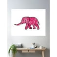 thumbnail image 2 of Elephant Pink 21317 Poster Wall Art, Modern Wall Decor For Living Room Bedroom, 8x12 UNFRAMED, 2 of 3