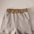 thumbnail image 5 of HCNTES Toddler Baby Summer Clothes Kid Outfits Boys Short Sleeves T-Shirt Tops + Shorts Cute Outfits Set For 2t 3t 4t 5t 6t 7t 8t Kid Short Set(X-Khaki,18-24 Months), 5 of 9