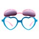thumbnail image 1 of 1 par de gafas de sol con forma de corazón para niños y niñas, adorables gafas de sol, 1 of 5