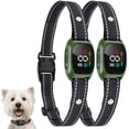 thumbnail image 1 of Bark Collar for Small Dogs, 2 Pc - Waterproof Beep & Vibration, 8 Levels, Magnetic Charging (Green), 1 of 6