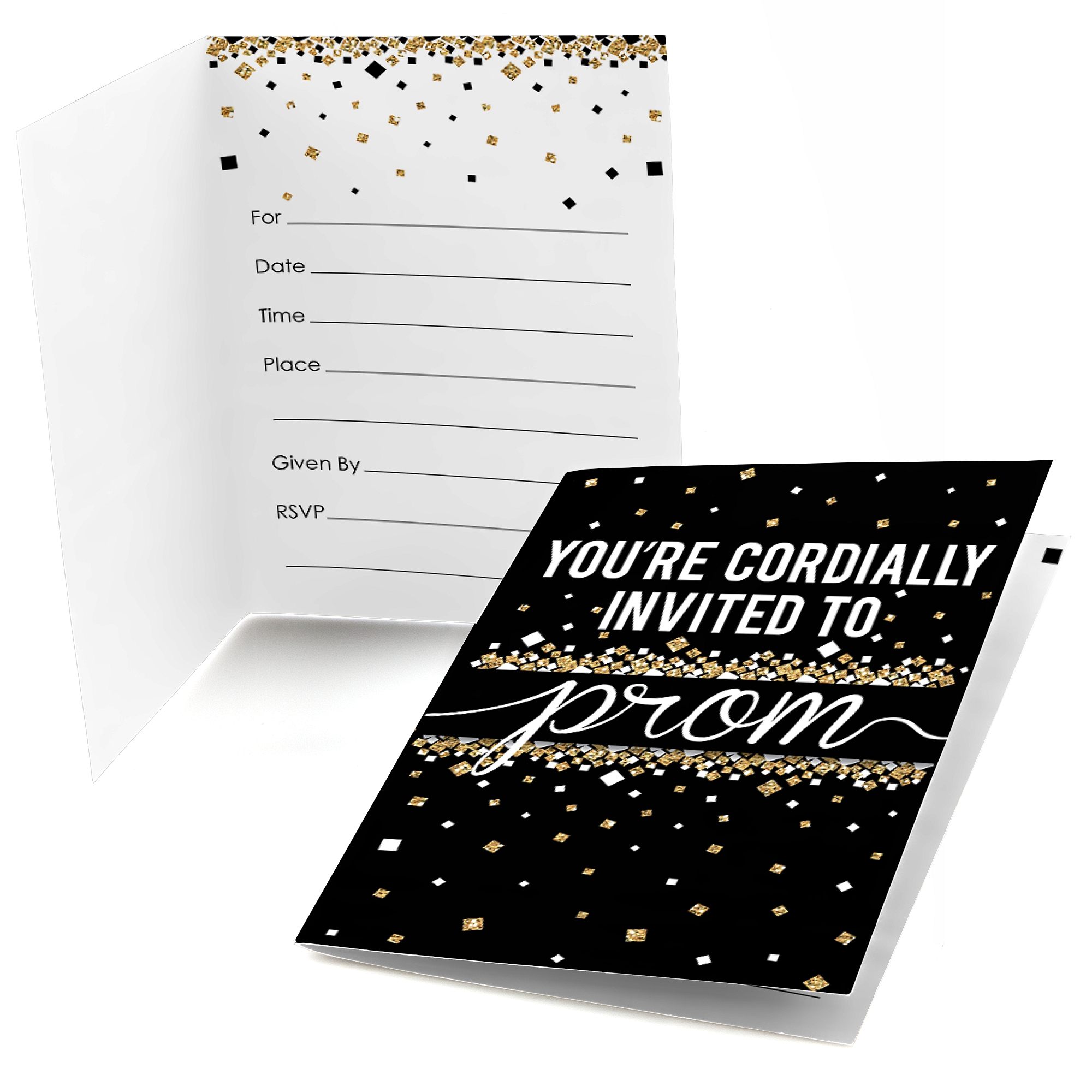 Prom Fill In Prom Night Party Invitations (8 count)