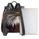 thumbnail image 3 of Fotbe Bald Eagle Pilot Mochila Bolso con Estampado para Mujer, Mochila Antirrobo de Nylon Impermeable, Bolsa Ligera de Hombro, 3 of 4