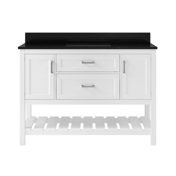 Craft   Main Lsvt4922d-Qbg Lawson 48" Free Standing Single Basin Vanity Set - White