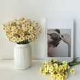 thumbnail image 5 of LShunze Small Daisy Artificial Flowers Mini Daises Flowers 2 Bouquets 10 Inch Faux Chamomile Silk Flowers Arrangements for Wedding, Vase Centerpiece Table Decorations, 5 of 8