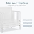 thumbnail image 5 of Dream On Me Ava 4-in-1 Convertible Mini Crib, White, 5 of 10