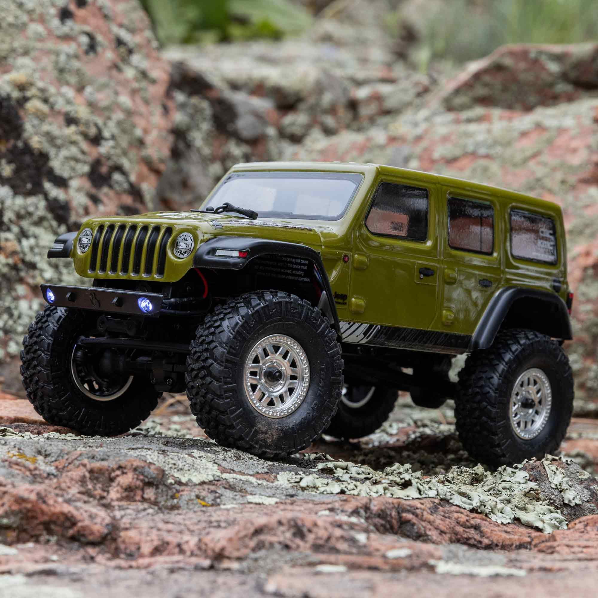 Axial SCX24 2019 Jeep Wrangler JLU CRC Green 1/24 4 Wheel Drive RTR AXI00002V3T4