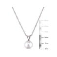 thumbnail image 2 of Everly Women's Cultured Pearl 14k White Gold Necklace, 2 of 3