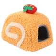 thumbnail image 3 of Cama para hámster, cama para conejillo de indias, hábitat para dormir, nido para erizo, chinchilla, azúcar Naranja, 3 of 9