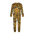 thumbnail image 6 of Matching Halloween Pajamas Set for Whole Family, Breathable Long Sleeve Halloween Family Pajamas with Pumpkin Skull Print, Fun Family Halloween Pajama Set Party, 6 of 6