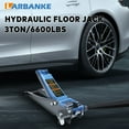 thumbnail image 2 of LARBANKE 3 Ton Low Profile Floor Jack, Hydraulic Dual Piston Quick Lift, 2.87-19.69" Lift Range, for Various Cars, 2 of 7