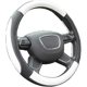 thumbnail image 1 of Car universal anti-slip breathable steering wheel cover steering wheel cover steering wheel cover made of microfiber leather (36-38cm) (white), 1 of 2