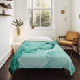 thumbnail image 4 of Turquoise Marble Tapestry for Bedroom Wall Hanging Tapestry, Nature Marble Stone Ripple Modern Art Ceiling Backdrop Tapestries Poster Blanket Wall Decor for Teens Room Living Room Dorm 59" x 90", 4 of 8