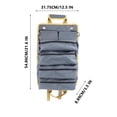 thumbnail image 2 of Ovzne Multi Functional Roll Type Hardware Bag For Garden Electricians Carpenters Hardware Tools Chartered Transportation Hardware Tool Storage Bag On Clearance, 2 of 6