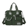 thumbnail image 2 of Water Resistant Travel Tote Bag for Women, Large Capacity Oxford Cloth Handbag with Multiple Pockets, 3 Way Carry Shoulder Crossbody Bag for Work, Shopping, Commute and Travel, 2 of 5
