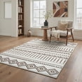 thumbnail image 6 of GENIMO 2' x 6' Runner Rug, Machine Washable Non Slip Low Pile Hallway Runner Rug for Kitchen Laundry Room, Boho Chic, Earthy Brown, 6 of 6