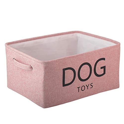 Canvas Dog Toy Basket Basket with 