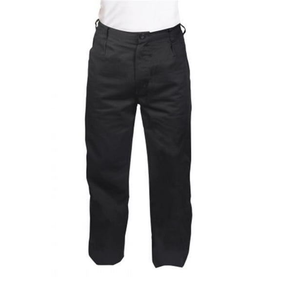 Mercer Tool M62100BK1X Renaissance Mens Chef Trousers, Black - 1X