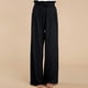 thumbnail image 5 of Pantalones Largos de Pierna Ancha Informales de Algodón Sólido Con Cordón de Lino Y Cintura Elástica Para Mujer Odeerbi  ODB-6, 5 of 9