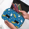 thumbnail image 6 of Kdxio Cartoon Goose for Double Compartment Pen Case Oxford Organizer with Zipper Pockets for Students Artists, 6 of 7