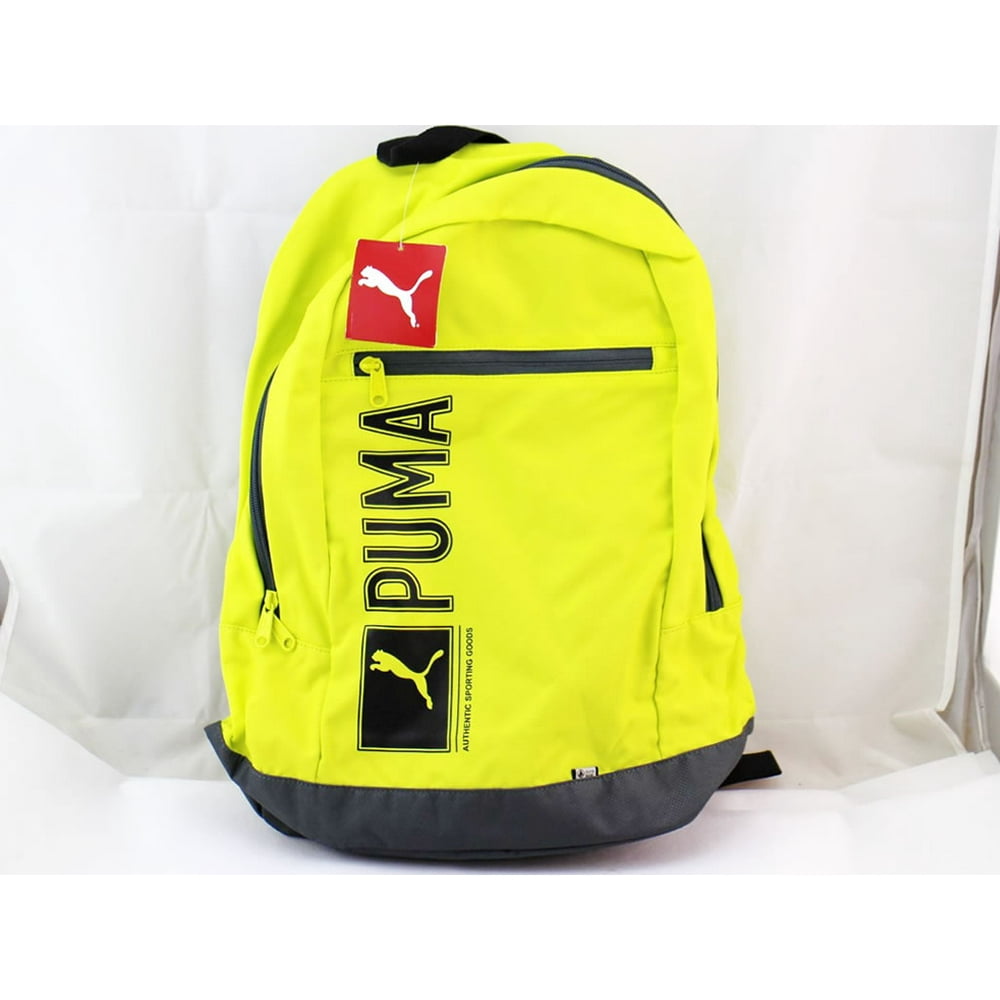 PUMA AUTHENTIC 07339104 ECHO BACKPACK BAG High Visibility Lime Green