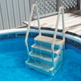 thumbnail image 3 of Confer Above Ground Swimming Pool Ladder 4 Stair Step System, Warm Gray, 3 of 9