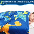 thumbnail image 5 of Dinosaur Blanket for Boys, Cute Kids Dinosaur Throw Blanket for Boys Girls, Fluffy Cozy Dinosaur Fleece Blanket with Vibrant Colors,Soft Plush Dino Blanket for Couch Bed Boy's Room Decor 50X60, 5 of 6