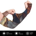 thumbnail image 2 of Ocsxa Maple Leaf Meditating Squirrel Print Unisex UV Sun Protection Arm Sleeves,UPF 50 Cooling Sports Sleeve Compressio Golf Basketball Arm Sleeves Cycling Sleeves 1 Pair, 2 of 7