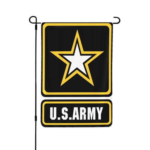 Logo Of The United States Army Garden Flag 12.5x18 Inch Double Sided Decorations Outdoor Yard Flags For Outside Lawn Porch Garden Decor