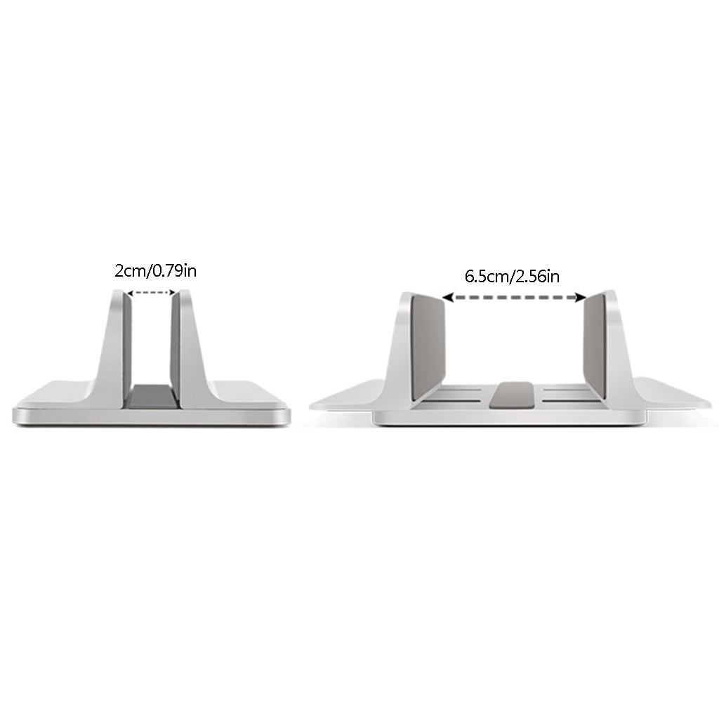 Space Saving Vertical Desk Stand Holder Foldable Desktop Notebook Dock DIY for Laptop Tablet Smartphone up to 35mm