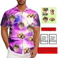 thumbnail image 2 of MDUKONU Chemise Classique pour Hommes Coupe Classique Chemise de Fête Résistante aux Plis Violet m, 2 of 5