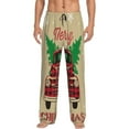 thumbnail image 2 of Goofa Christmas Vintage Red Truck Printed Soft Pajama Pants for Men, Wide Leg Comfy Casual Lounge Yoga Pants-XX-Large, 2 of 9