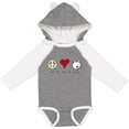 thumbnail image 3 of Inktastic Peace Love Westies Boys or Girls Long Sleeve Baby Bodysuit, 3 of 5