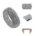 thumbnail image 3 of Unique Bargains 1 Pc Perspiration-Wicking Headband for Yoga Light Gray White, 3 of 6