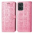thumbnail image 1 of Funda Cartera FOXDOCK para Motorola Moto G35 , Flip PU con Relieve de Gatos y Perros, Tarjetero y Soporte, 1 of 6