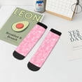 thumbnail image 7 of Pofeuu Breast Cancer Awareness Print 30cm Socks, Adult Running Hiking Socks for Youth and Adult, 7 of 7