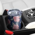 thumbnail image 5 of 20 Oz Pioneer Flower Coffee Tumbler Double Wall Insulated Stainless Steel Water Bottle | Metal Reusable Thermoses Flask with Cup Cap | Leak & Sweat Proof with Anti-Dust Lid, 5 of 7