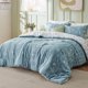 thumbnail image 2 of Juego de edredón Bedsure Queen Mineral Blue con 2 fundas de almohada, 2 of 7