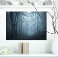 thumbnail image 1 of Darkness in Forest with Fog - Landscape Photo Canvas Art Print, 1 of 3