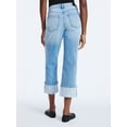 thumbnail image 2 of Scoop Women's and Women's Plus Benton Cuffed Ankle Jeans, 25", 27", and 29" Inseams, Sizes 0-26W, 2 of 5